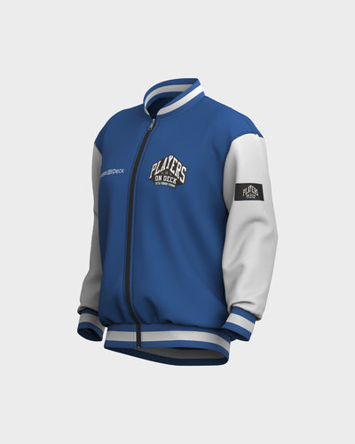 Mens Bomber Jacket - Blue